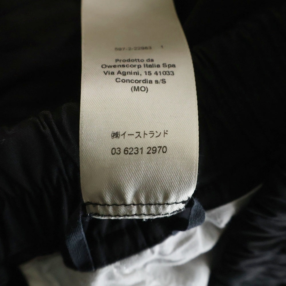 Rick Owens(リックオウエンス) Basket Swingers Woven Shorts RU02C7383-TE バスケット スウィンガーズ ウーブン ショーツ ブラック