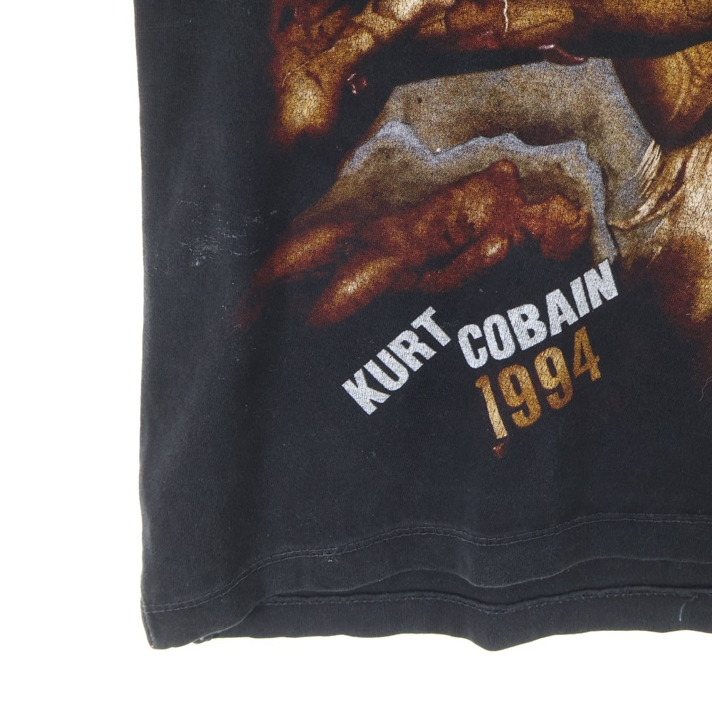 VINTAGE(ヴィンテージ) 90s NIRVANA BOOTLEG ニルヴァーナ ブートレグ Tシャツ 半袖カットソー ブラック