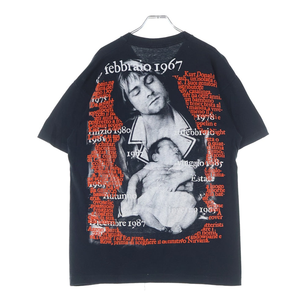 VINTAGE(ヴィンテージ) 90s NIRVANA BOOTLEG ニルヴァーナ ブートレグ Tシャツ 半袖カットソー ブラック