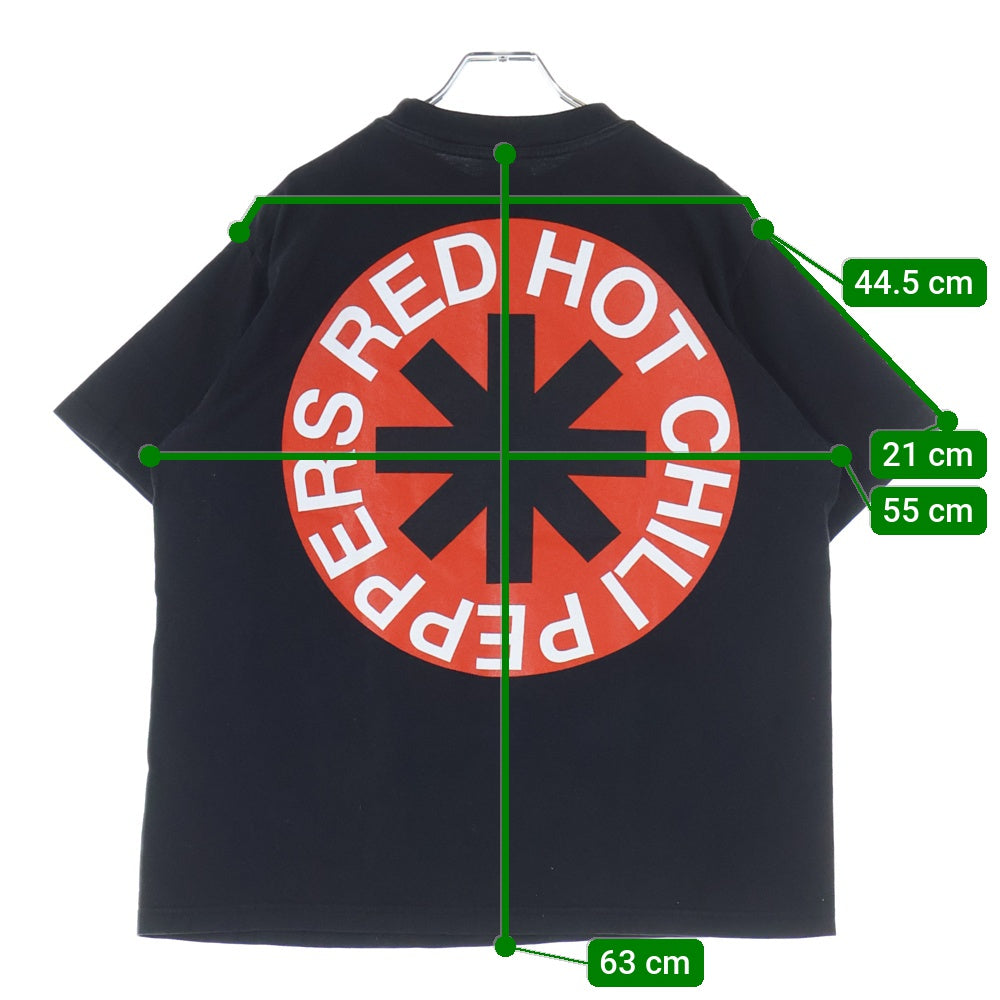 VINTAGE(ヴィンテージ) 90s RED HOT CHILI PEPPERS BLOOD SEX SUGAR MAGIK レッド ホット チリ ペッパーズ ブラッド セックス シュガー マジック Tシャツ 半袖カットソー ブラック