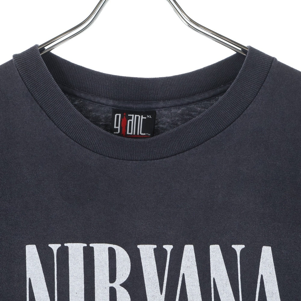 VINTAGE(ヴィンテージ) NIRVANA VESTIBULE ニルヴァーナ ヴェスティビュール Tシャツ 半袖 カットソー ブラック