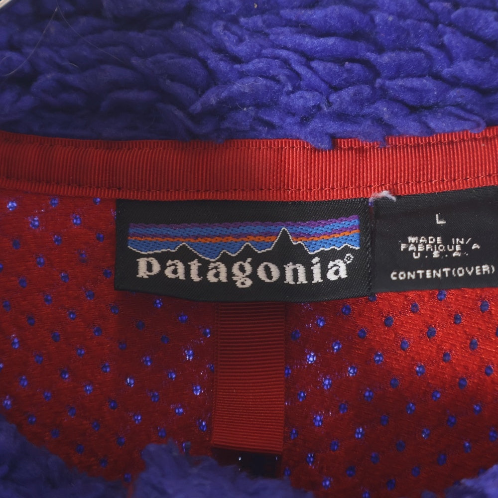 PATAGONIA(パタゴニア) 00s CLASSIC RETRO CARDIGAN 23024 クラシック レトロ カーディガン ブルー/レッド