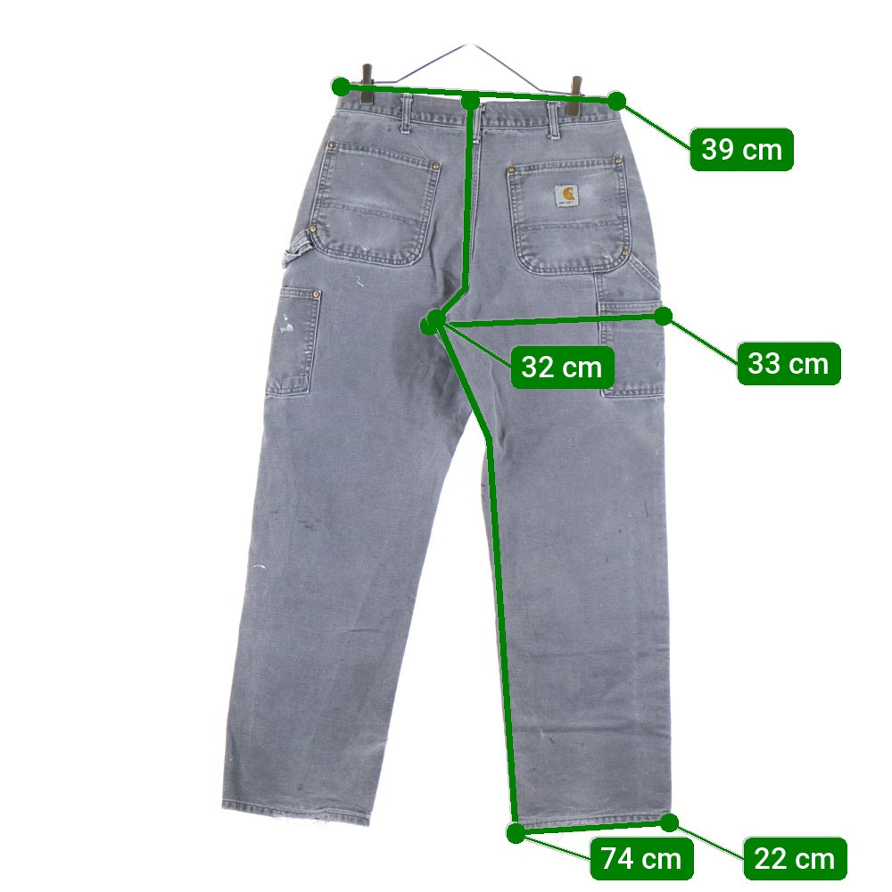 CARHARTT(カーハート) Double Knee PANTS ダブルニー カーペンターパンツ ペインター コットンダック グレー