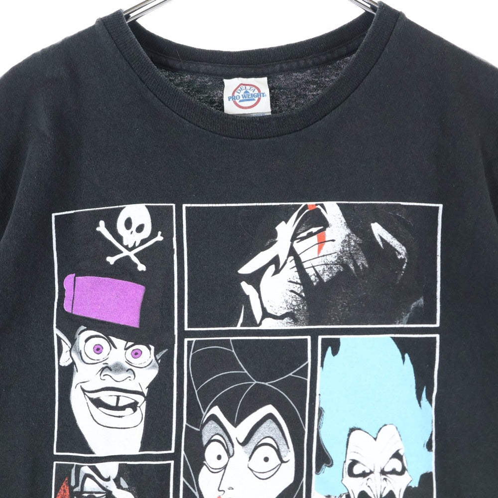 VINTAGE(ヴィンテージ) 90s DISNEY VILLAINS ディズニー ヴィラン Tシャツ 半袖カットソー ブラック