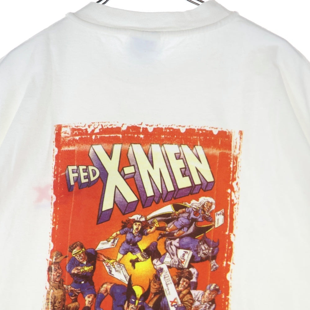 VINTAGE(ヴィンテージ) 90s X-MEN FED EX エックスメン Tシャツ 半袖カットソー ホワイト