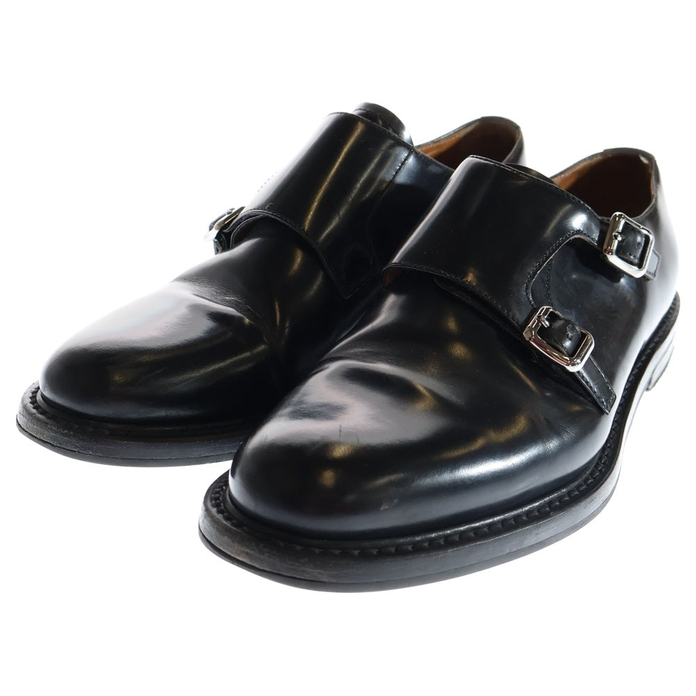 Church's(チャーチ) LORA R ダブルモンク ストラップ プレーントゥ レザー シューズ レディース