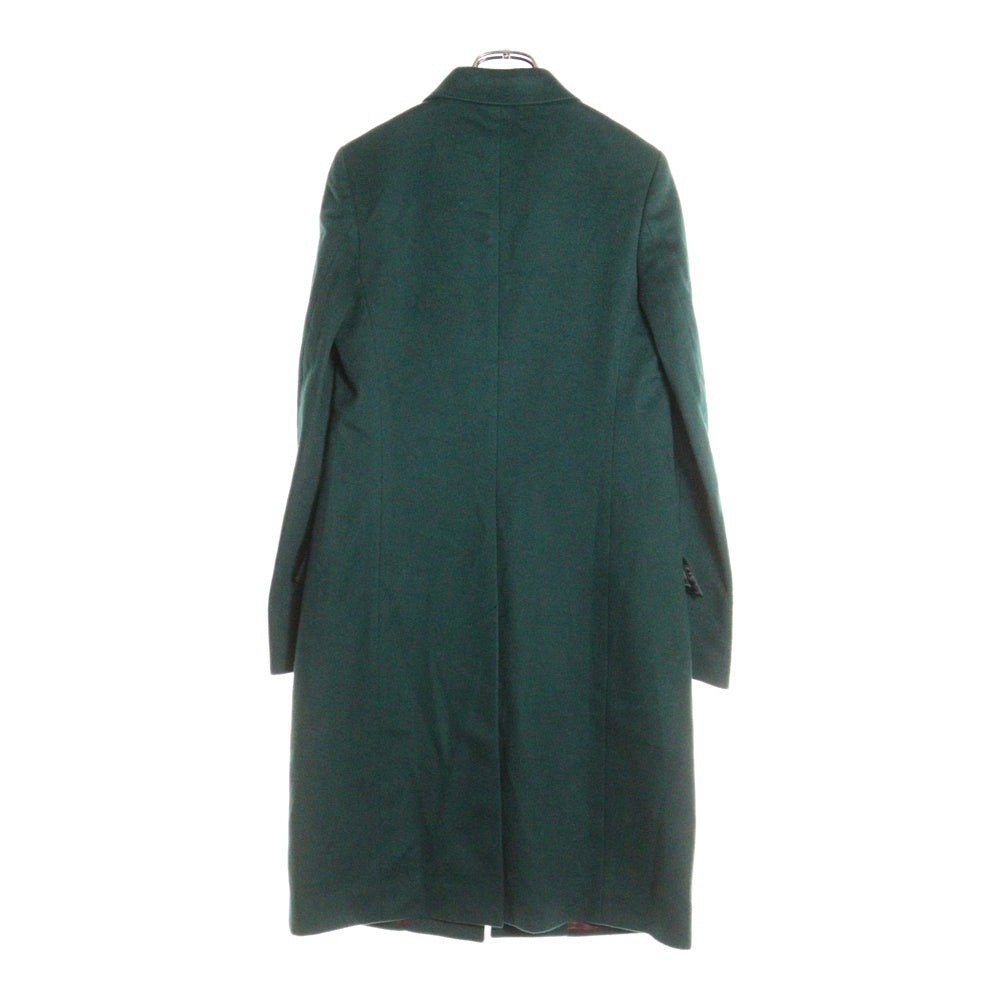 Paul Smith(ポールスミス) WOOL MELTON CHESTER COAT ウール カシミヤ チェスター コート グリーン レディース