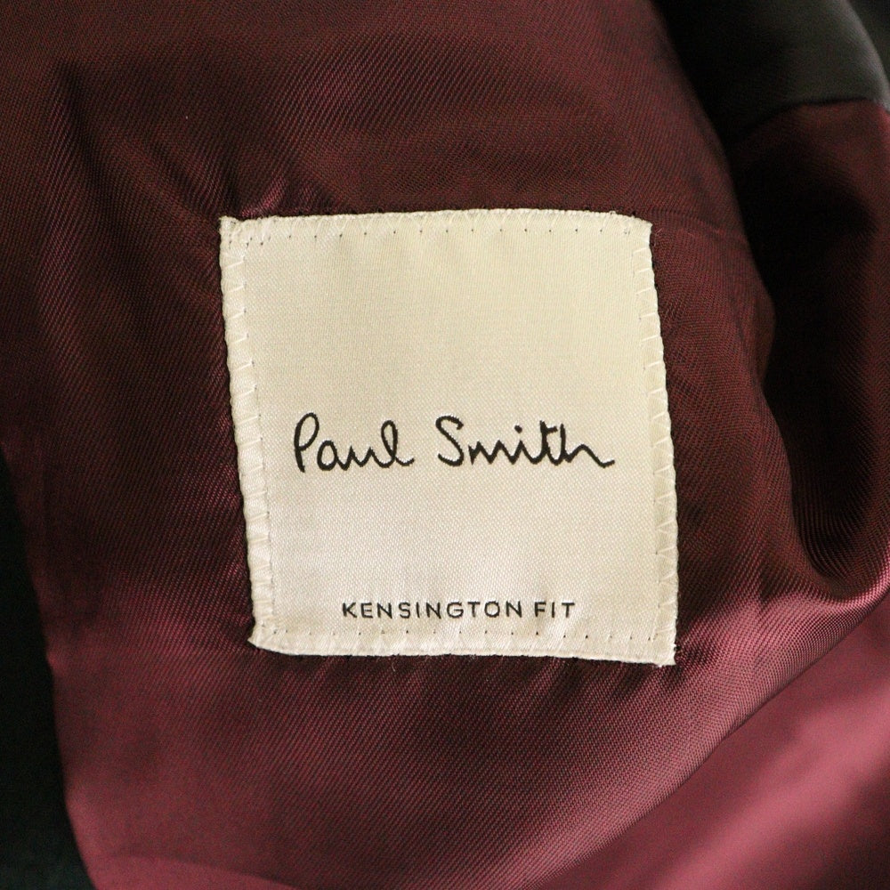 Paul Smith(ポールスミス) WOOL MELTON CHESTER COAT ウール カシミヤ チェスター コート グリーン レディース