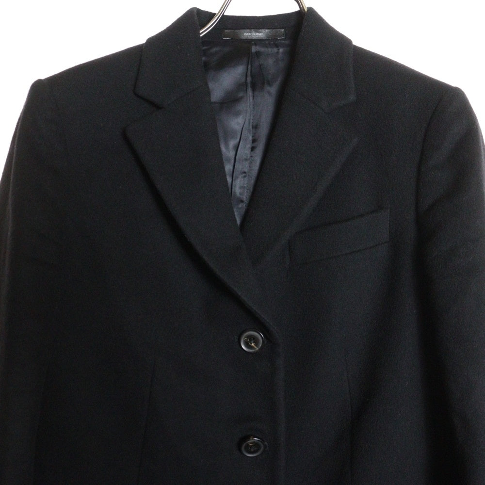 Paul Smith(ポールスミス) DREAMER WOOL MELTON CHESTER COAT ウール カシミヤ チェスター コート ブラック レディース