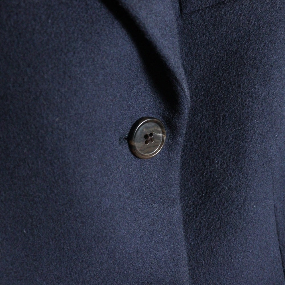 Paul Smith(ポールスミス) WOOL MELTON CHESTER COAT ウール カシミヤ チェスター コート ネイビー レディース