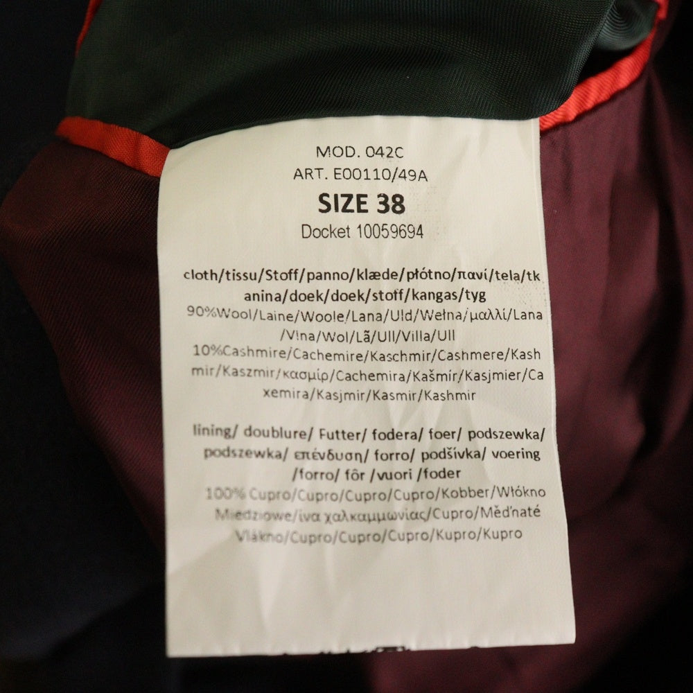 Paul Smith(ポールスミス) WOOL MELTON CHESTER COAT ウール カシミヤ チェスター コート ネイビー レディース