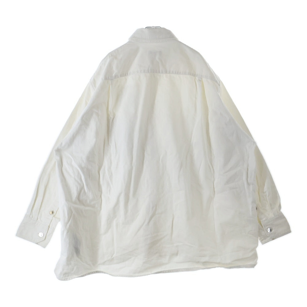 RAF SIMONS(ラフシモンズ) 19SS Two Patches Big fit shirt 191ー248 パッチ ビック オーバー シャツ ホワイト