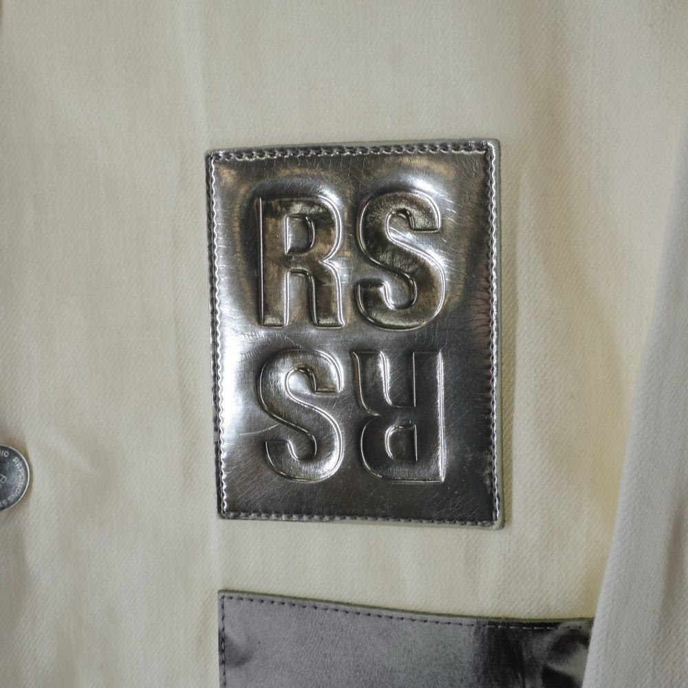 RAF SIMONS(ラフシモンズ) 19SS Two Patches Big fit shirt 191ー248 パッチ ビック オーバー シャツ ホワイト
