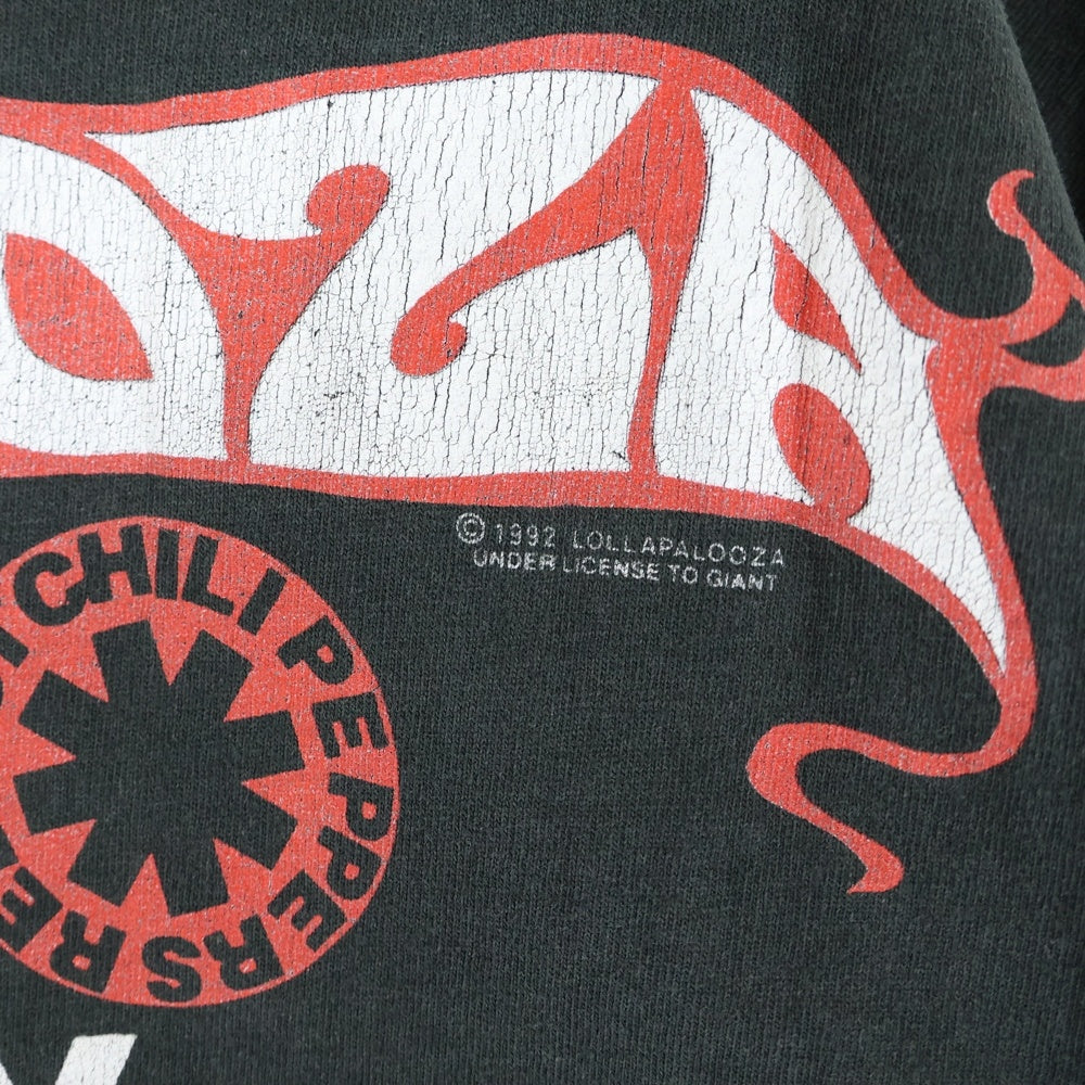 VINTAGE(ヴィンテージ) 90s LOLLAPALOOZA 1992 Festival ロラパルーザ 両面プリント 半袖Tシャツ カットソー ブラック