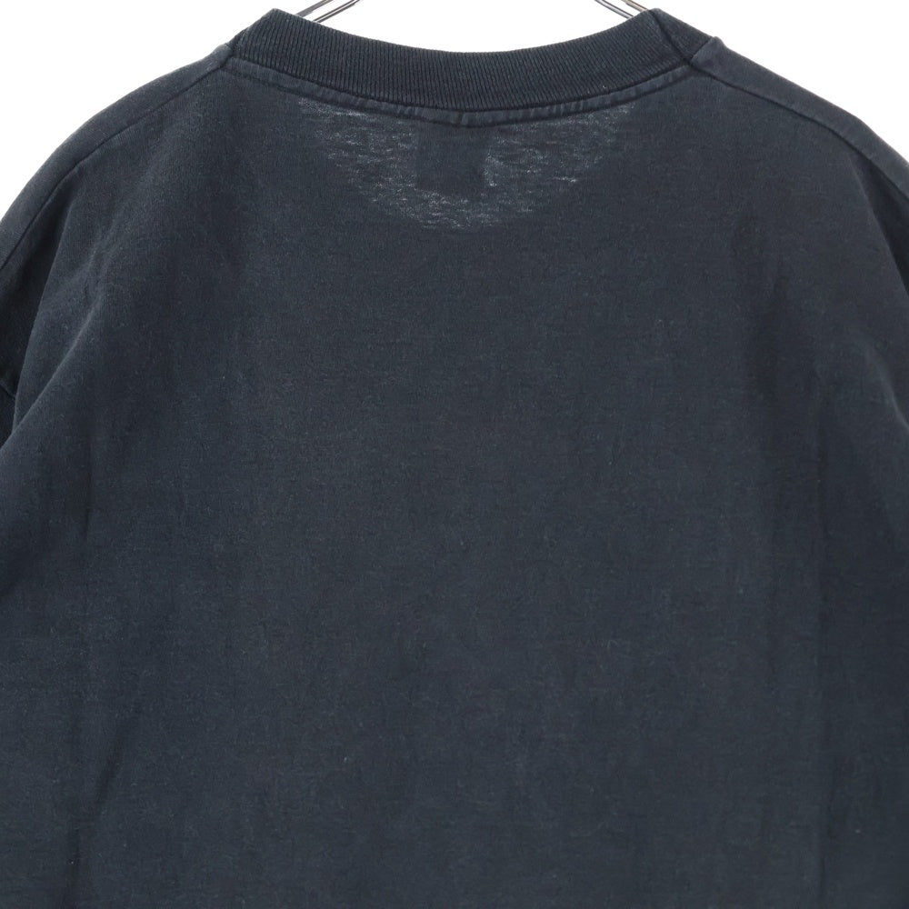 VINTAGE(ヴィンテージ) 90s God Slept in Because On The 6th Day 半袖プリントTシャツ カットソー ブラック