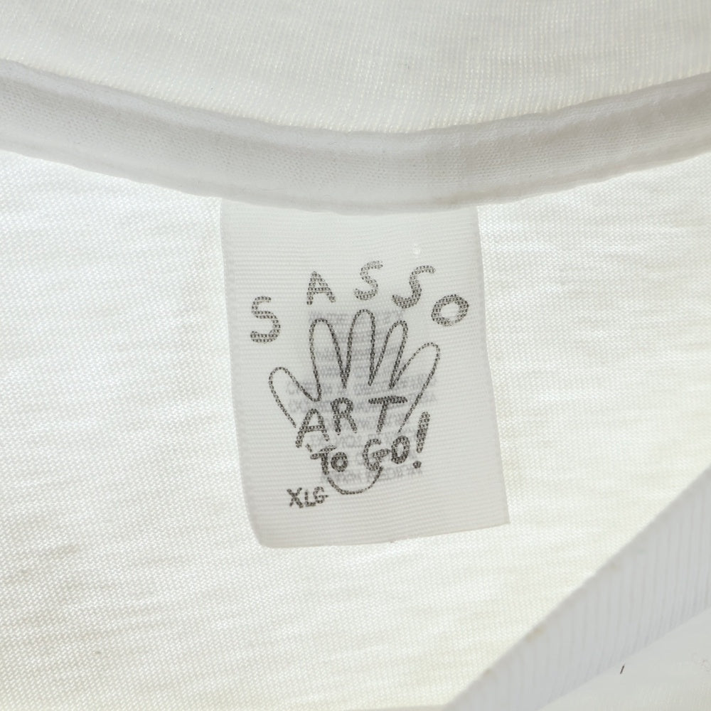 VINTAGE(ヴィンテージ) 90s The Grateful Cat 半袖プリントTシャツ カットソー ホワイト