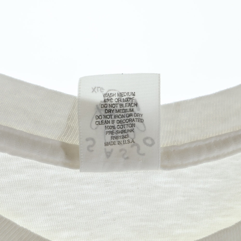 VINTAGE(ヴィンテージ) 90s The Grateful Cat 半袖プリントTシャツ カットソー ホワイト