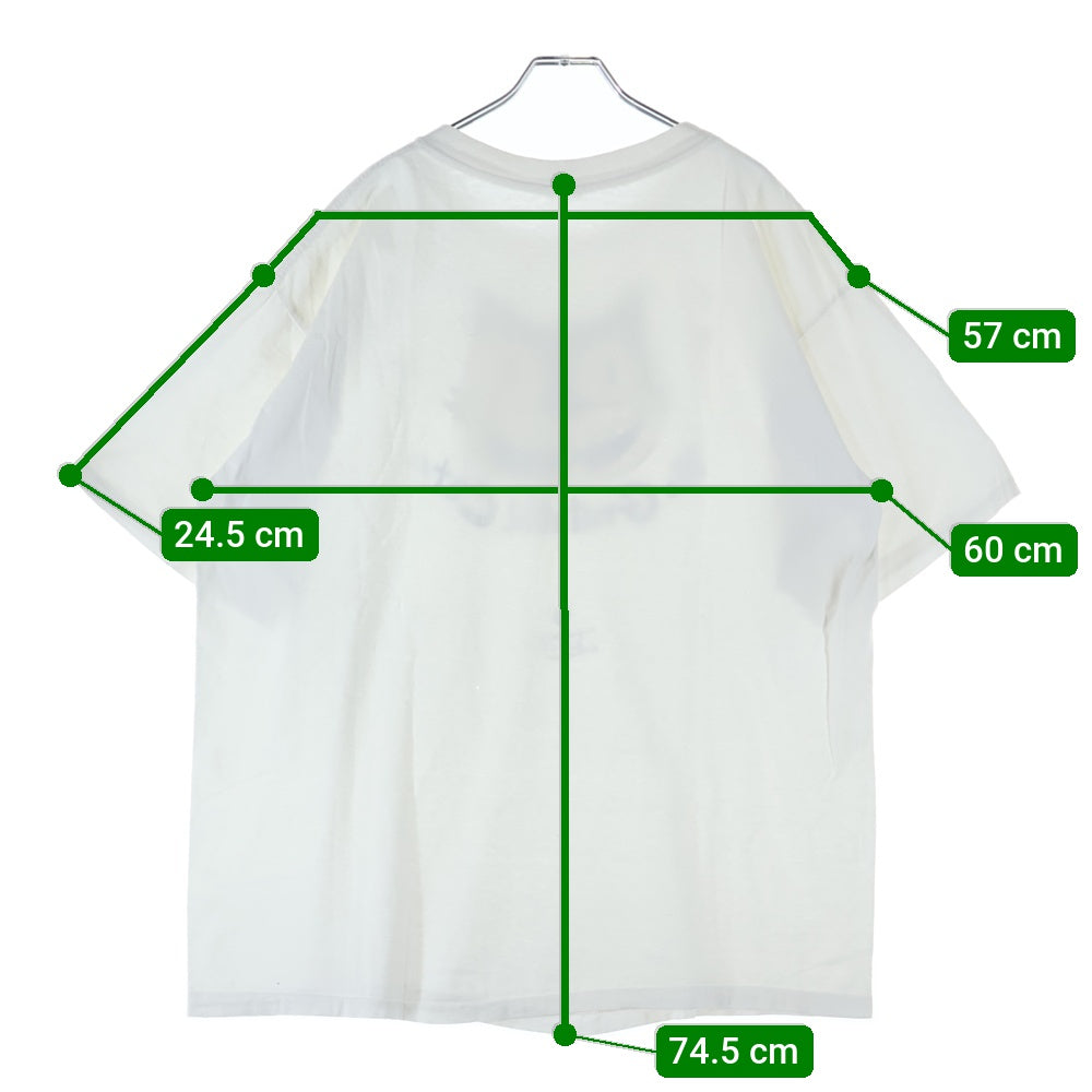 VINTAGE(ヴィンテージ) 90s The Grateful Cat 半袖プリントTシャツ カットソー ホワイト