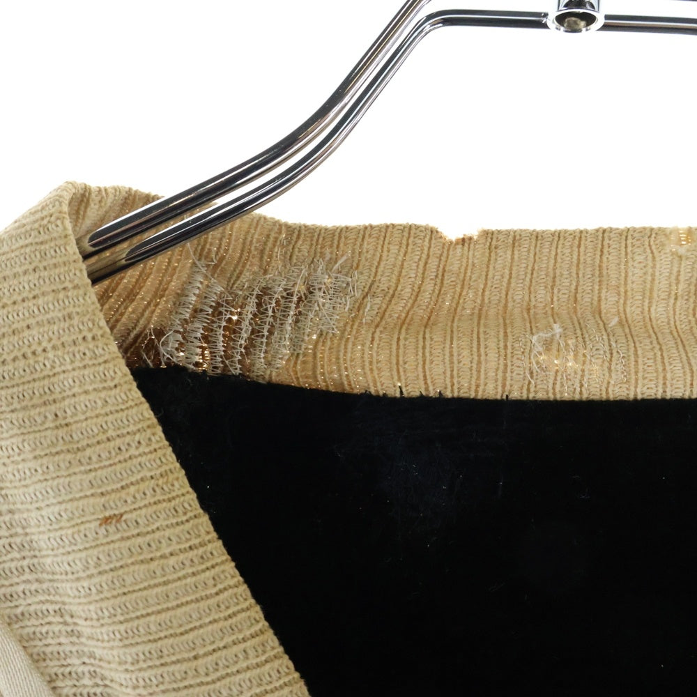 VINTAGE(ヴィンテージ) 50s VINTAGE Souvenir Jacket TTS ZIP 別珍 リバーシブルジャケット スカジャン ブラック/ベージュ