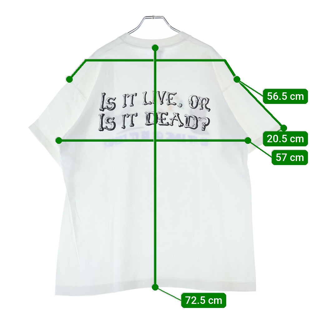 VINTAGE(ヴィンテージ) 90s GRATEFULDEAD IS IT LIVE OR IS IT DEAD TEE グレイトフルデッド 両面プリント半袖Tシャツ カットソー ホワイト