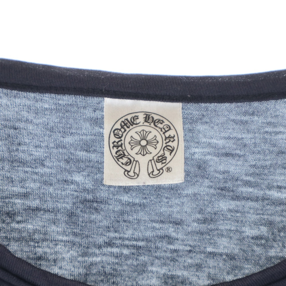 CHROME HEARTS(クロムハーツ) OLD オールドモデル バックセメタリー プリントポケット 半袖Tシャツ カットソー ブラック