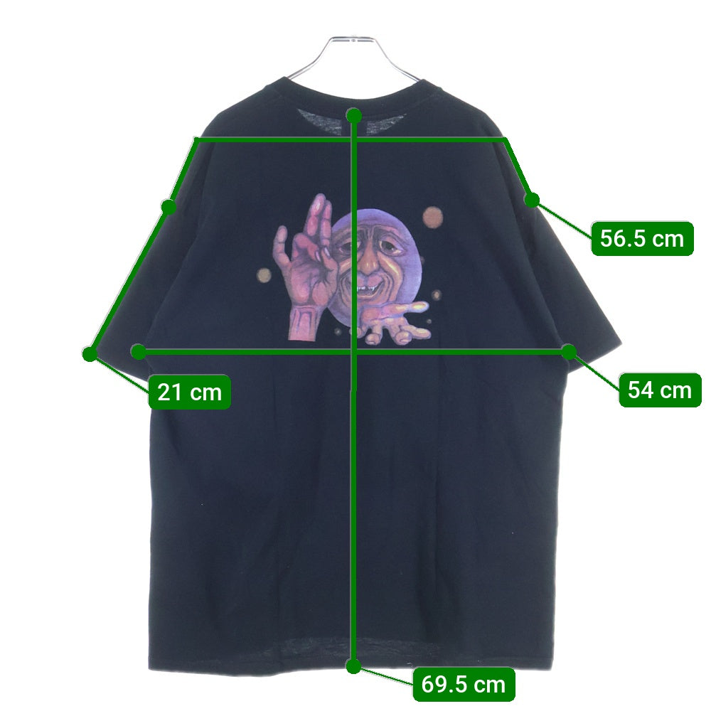 VINTAGE(ヴィンテージ) 90‐00s KING CRIMSON キングクリムゾン 両面プリント Tシャツ 販売カットソー ブラック