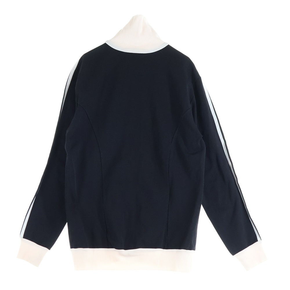 adidas(アディダス) 60-70s TRACK JACKET ハイネック ジップアップ トラック ジャケット ブラック/ホワイト 西ドイツ製