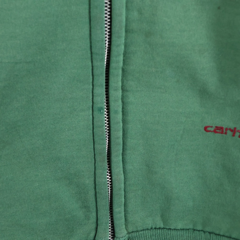 CARHARTT(カーハート) 80s FULL ZIP SWEAT HOODIE サーマルライナー ジップ パーカー グリーン