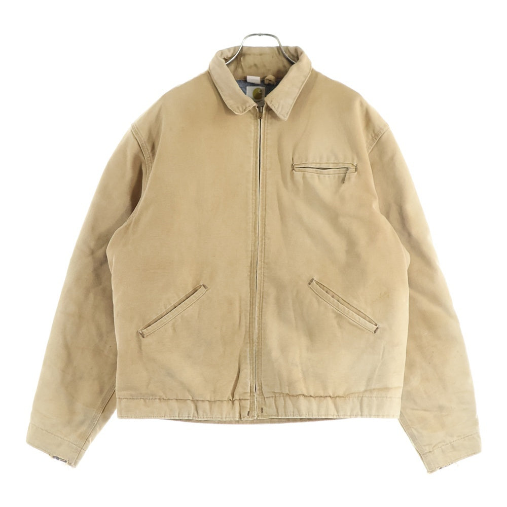CARHARTT(カーハート) 70s DETROIT JACKET SCOVILL ZIP コットンダック ブランケット 涙TALON デトロイト ジャケット キャメル