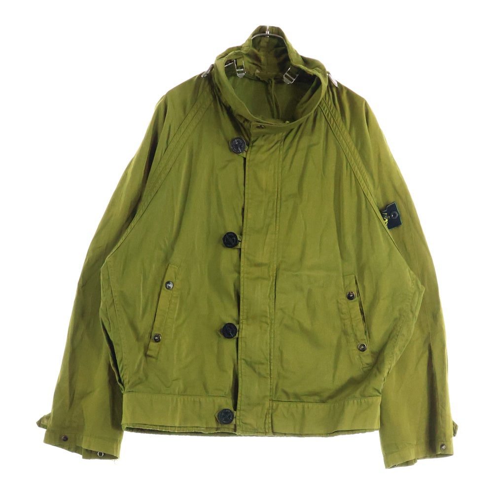 STONE ISLAND(ストーンアイランド) 80s Archive マッシモオスティ期 c.p.Companyタグ アームロゴワッペン ラグラン コットンワークジャケット カーキ