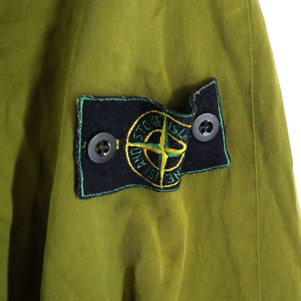 STONE ISLAND(ストーンアイランド) 80s Archive マッシモオスティ期 c.p.Companyタグ アームロゴワッペン ラグラン コットンワークジャケット カーキ