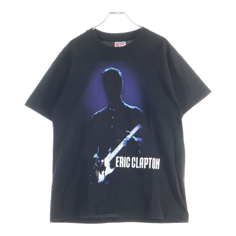 VINTAGE(ヴィンテージ) 90s ERIC CLAPTON エリッククリプトン 両面プリント Tシャツ 半袖カットソー ブラック