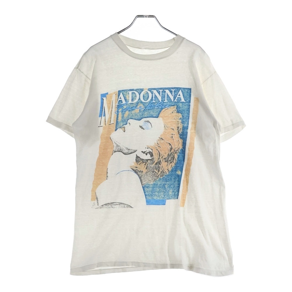 VINTAGE(ヴィンテージ) 80s MADONNA TRUE BLUE TOUR TEE マドンナ トゥルー ブルー フロントプリント Tシャツ 半袖カットソー ホワイト