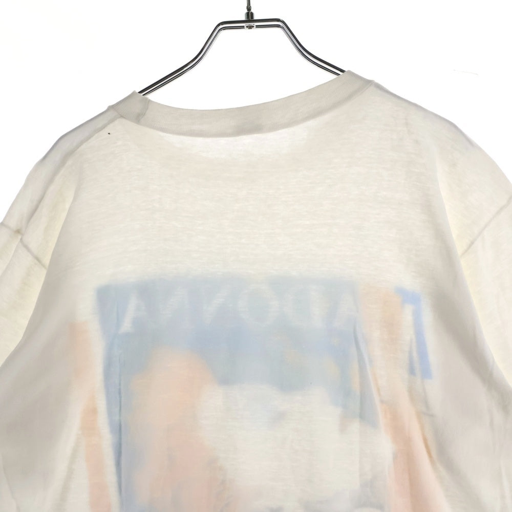 VINTAGE(ヴィンテージ) 80s MADONNA TRUE BLUE TOUR TEE マドンナ トゥルー ブルー フロントプリント Tシャツ 半袖カットソー ホワイト