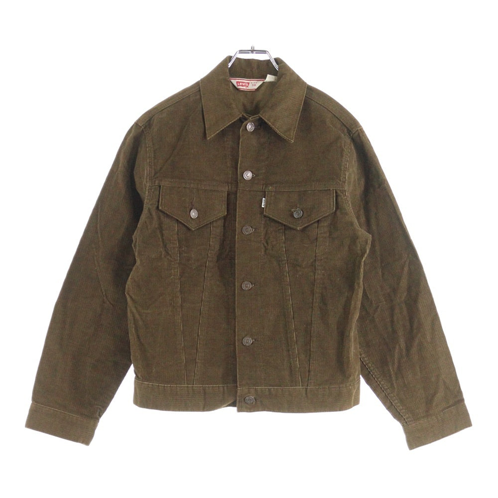 Levi's(リーバイス) 70s VINTAGE 70505 1529 コーデュロイ トラッカージャケット ボタン裏刻印52 ブラウン