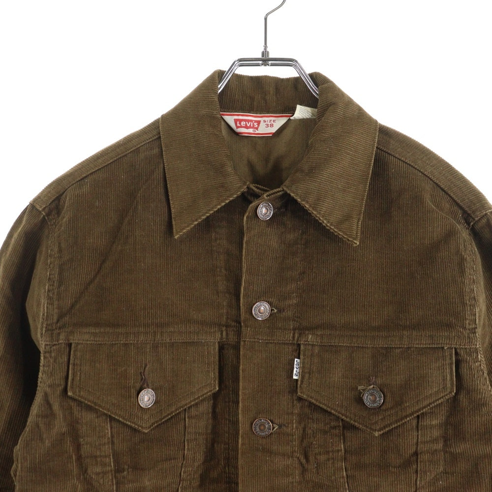 Levi's(リーバイス) 70s VINTAGE 70505 1529 コーデュロイ トラッカージャケット ボタン裏刻印52 ブラウン