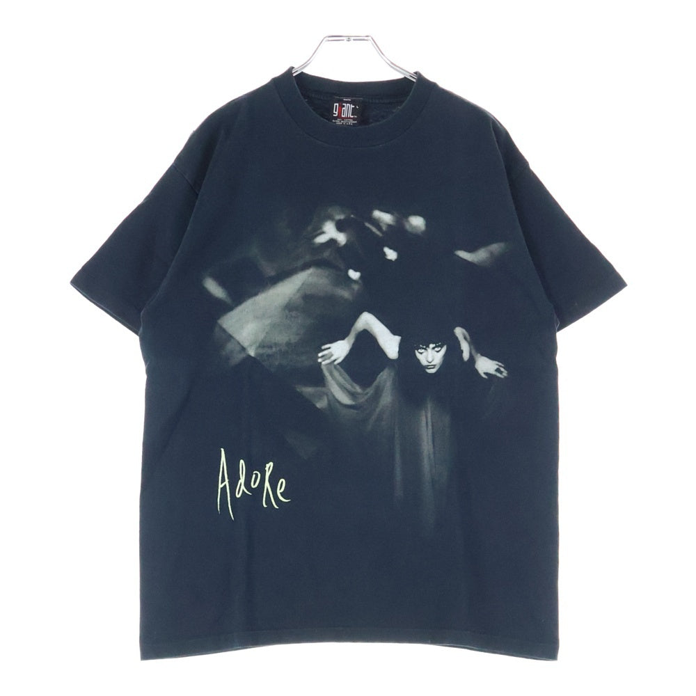 VINTAGE(ヴィンテージ) 90s The Smashing Pumpkins Adore スマッシングパンプキンズ 両面プリント 半袖Tシャツ カットソー ブラック