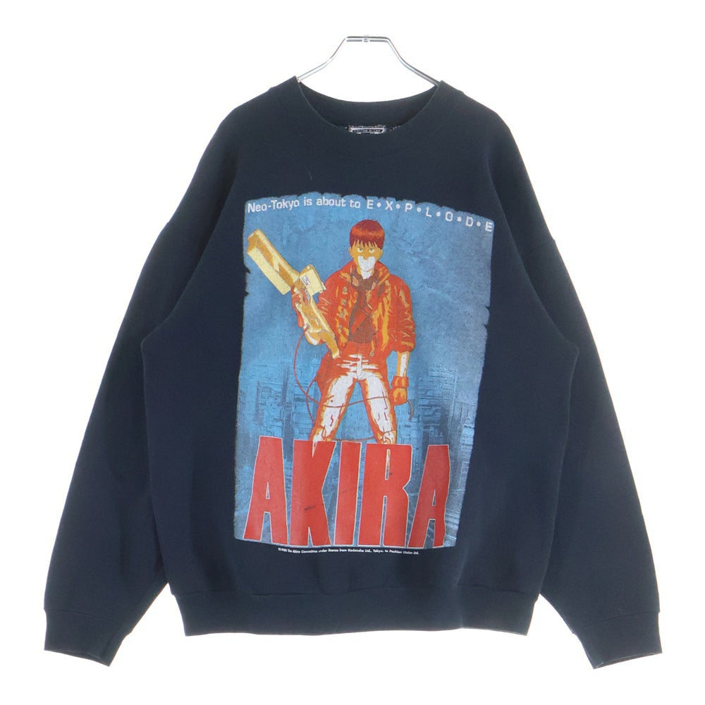 VINTAGE ヴィンテージ 90s AKIRA KANEDA EXPLODE CREWNECK SWEAT LEE BODY アキラ 金田 エクスプロード スウェット ブラック VINTAGE(ヴィンテージ) 90s AKIRA KANEDA EXPLODE CREWNECK SWEAT LEE