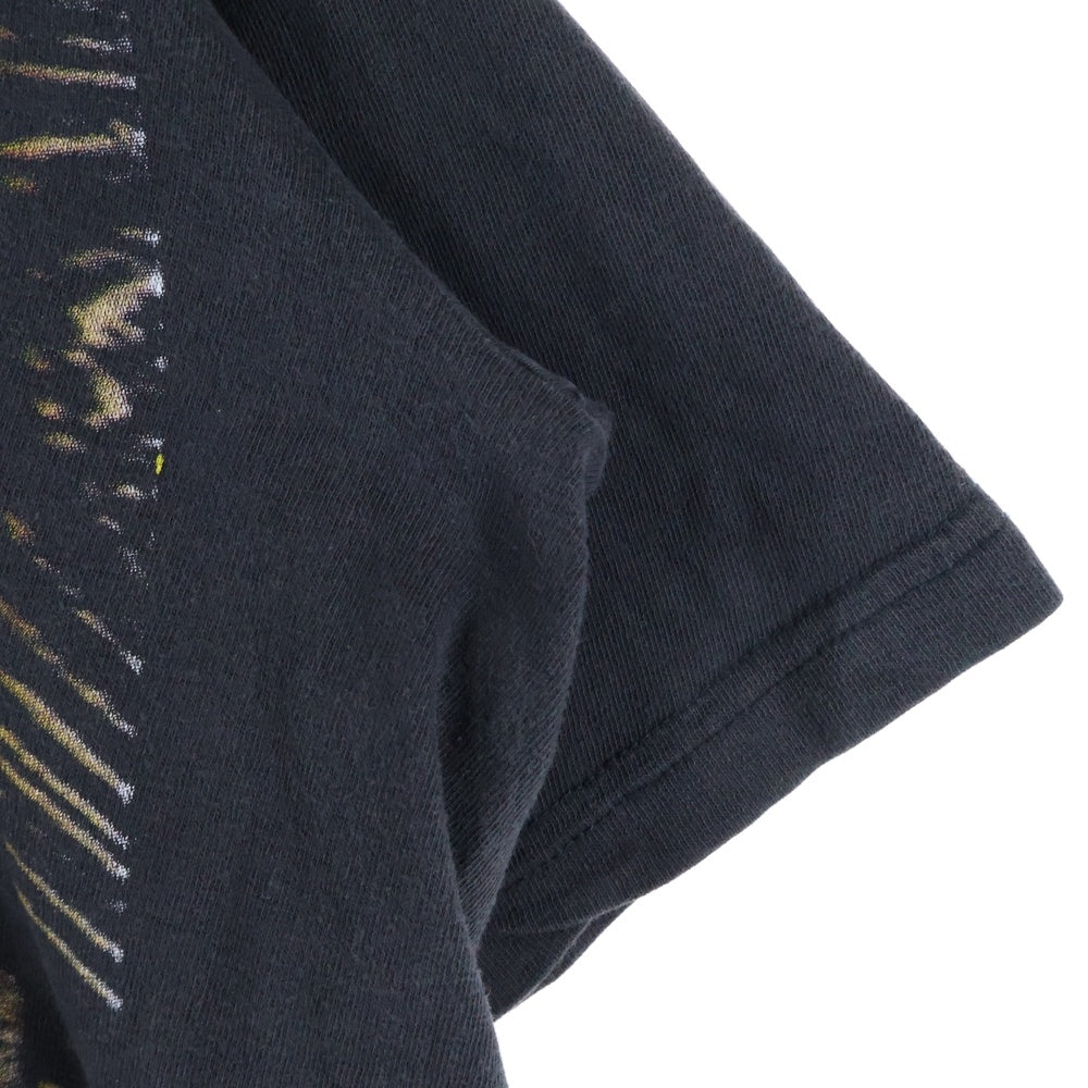 VINTAGE(ヴィンテージ) 90s NIRVANA KURT COBAIN Big Face Smile Tee Bootleg ニルヴァーナ カートコバーン スマイル ブートレグ 両面プリント 半袖Tシャツ カットソー ブラック