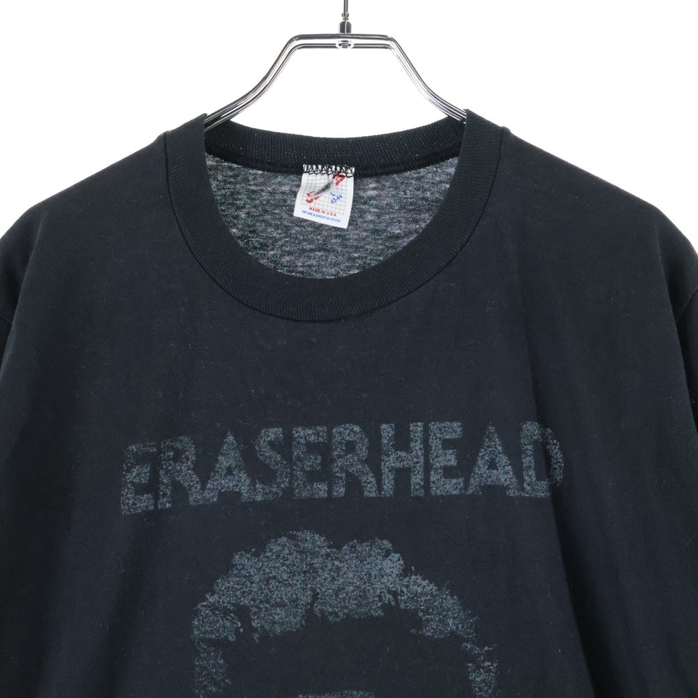 VINTAGE(ヴィンテージ) 80s ERASERHEAD イレイザーヘッド ムービーTシャツ 映画Tシャツ 半袖プリントTシャツ カットソー ブラック