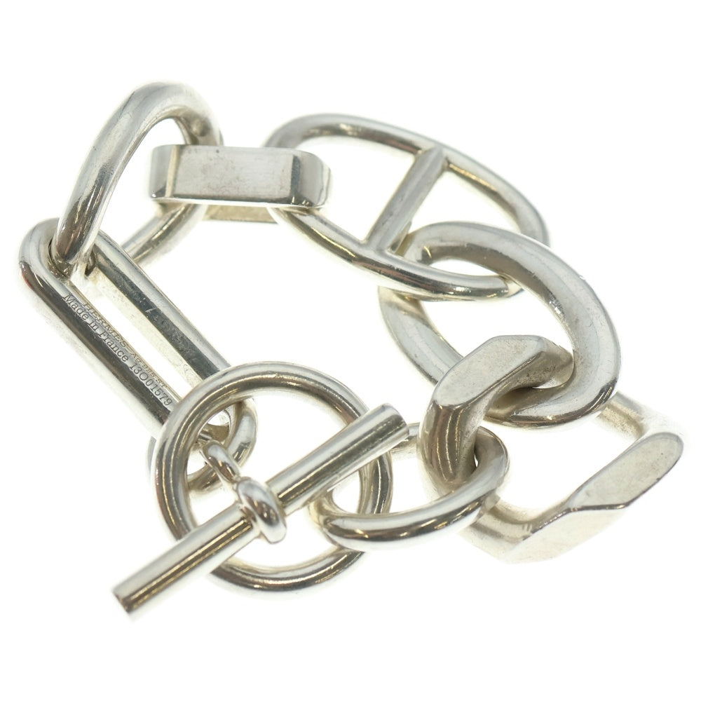 HERMES HERMES 新品 アレア シルバー ブレスレット シェーヌダンクル