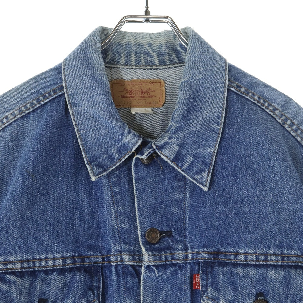 Levi's(リーバイス) 80s VINTAGE 71205 0217 スモールe ボタン裏刻印52 デニム ジャケット インディゴ