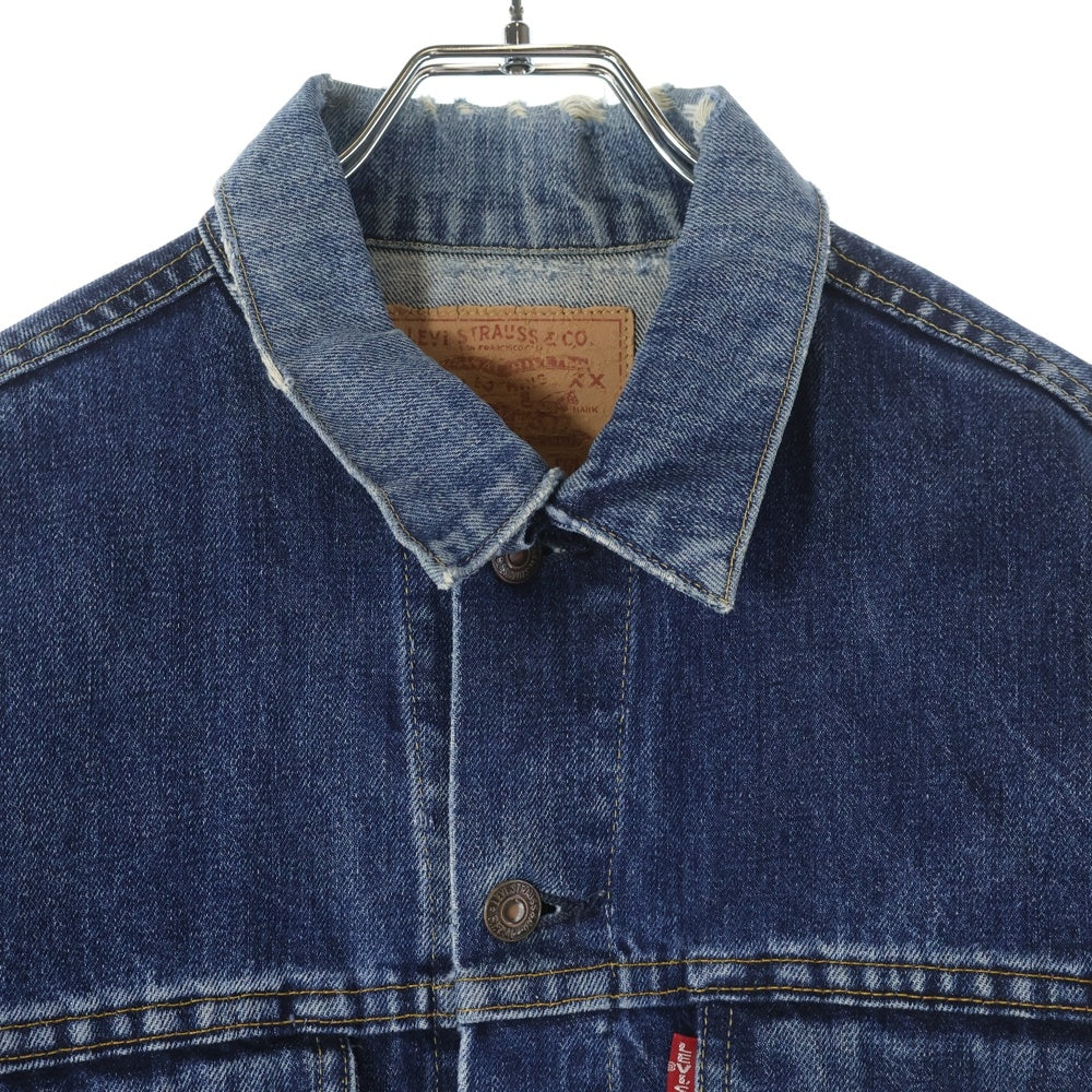 Levi's(リーバイス) 90s VINTAGE 557XX 3rd BIG E サード ボタン裏刻印555 バレンシア工場 デニム トラッカー ジャケット インディゴ