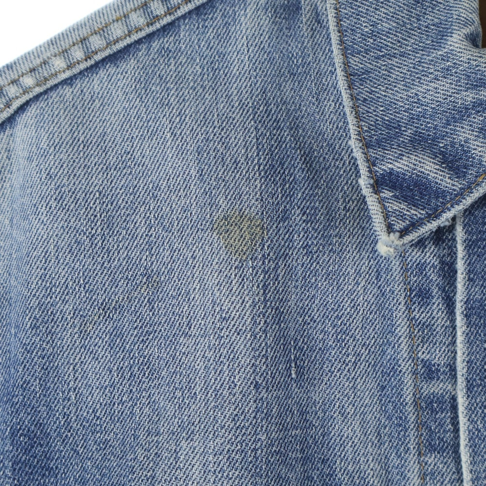 Levi's(リーバイス) 80s VINTAGE 71205-0217 4th スモールe フォース ボタン裏刻印522 ケアタグ デニム トラッカー ジャケット インディゴ