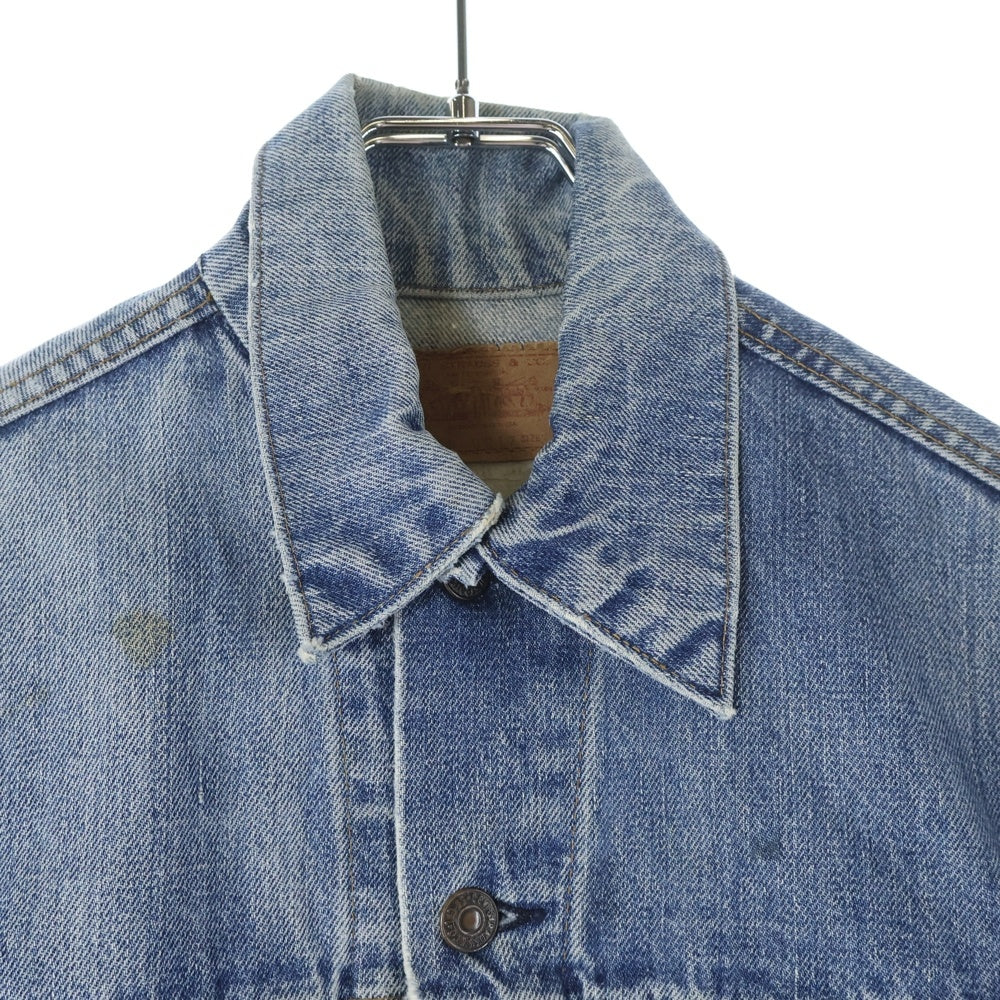 Levi's(リーバイス) 80s VINTAGE 71205-0217 4th スモールe フォース ボタン裏刻印522 ケアタグ デニム トラッカー ジャケット インディゴ