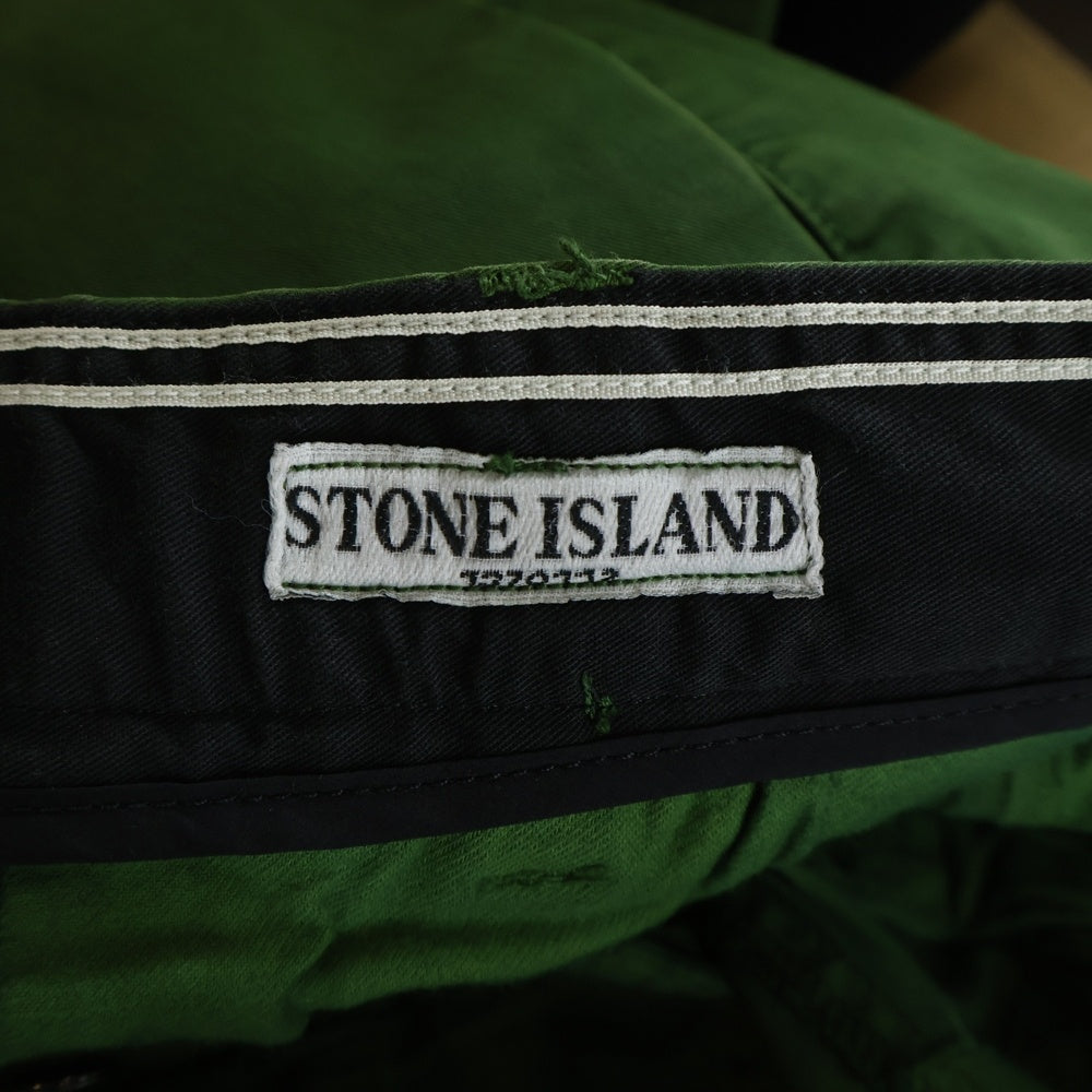 STONE ISLAND(ストーンアイランド) 00s VINTAGE コットン スラックス パンツ グリーン