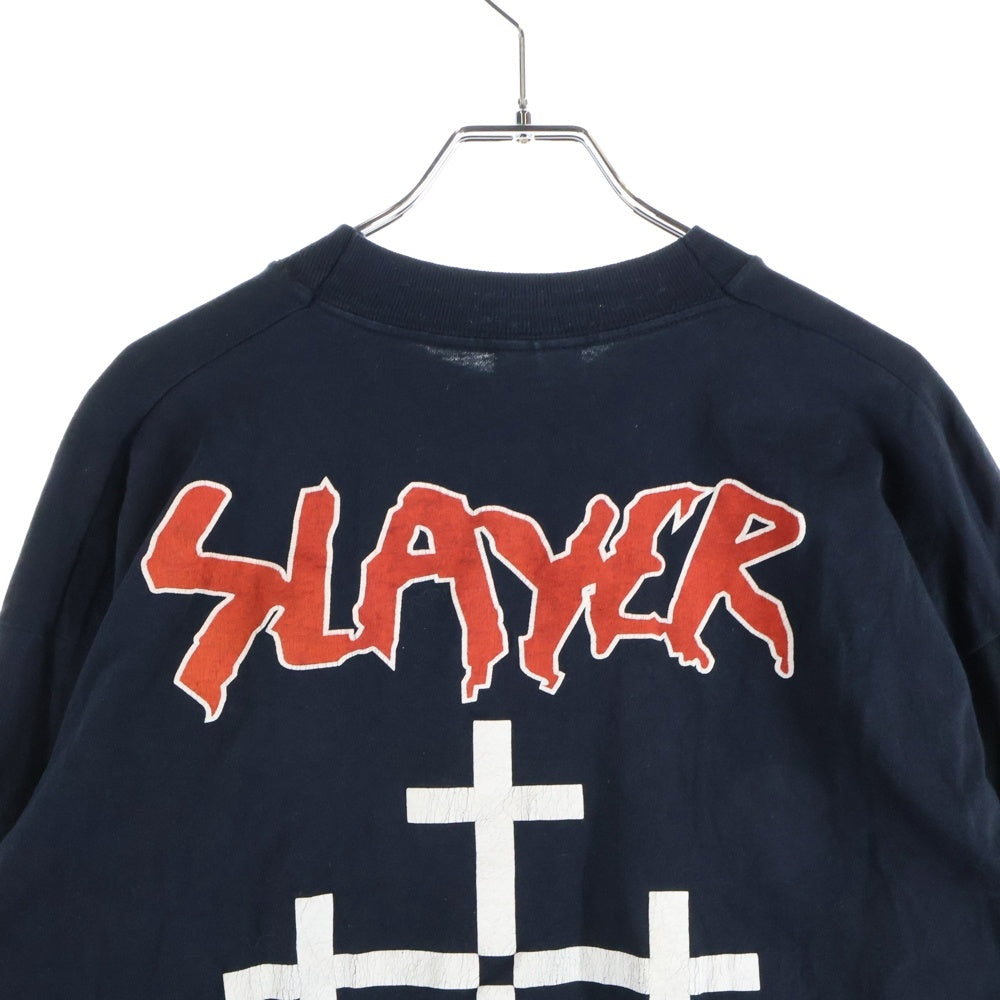VINTAGE(ヴィンテージ) 90s SLAYER GOD HATES US ALL L/S スレイヤー ロンT 長袖カットソー ブラック