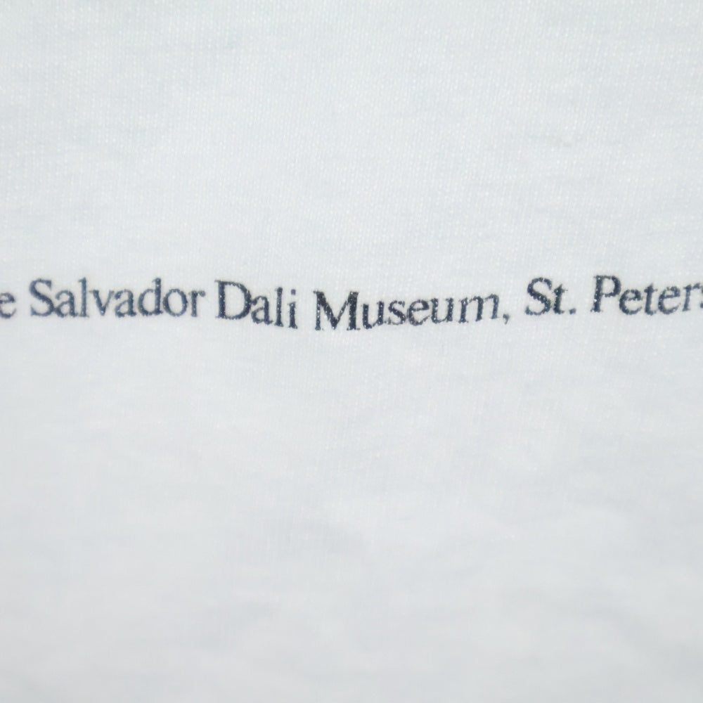 VINTAGE(ヴィンテージ) 90s Salvador Dali サルバドールダリ マルチiプリント 両面プリント 半袖Tシャツ カットソー ホワイト