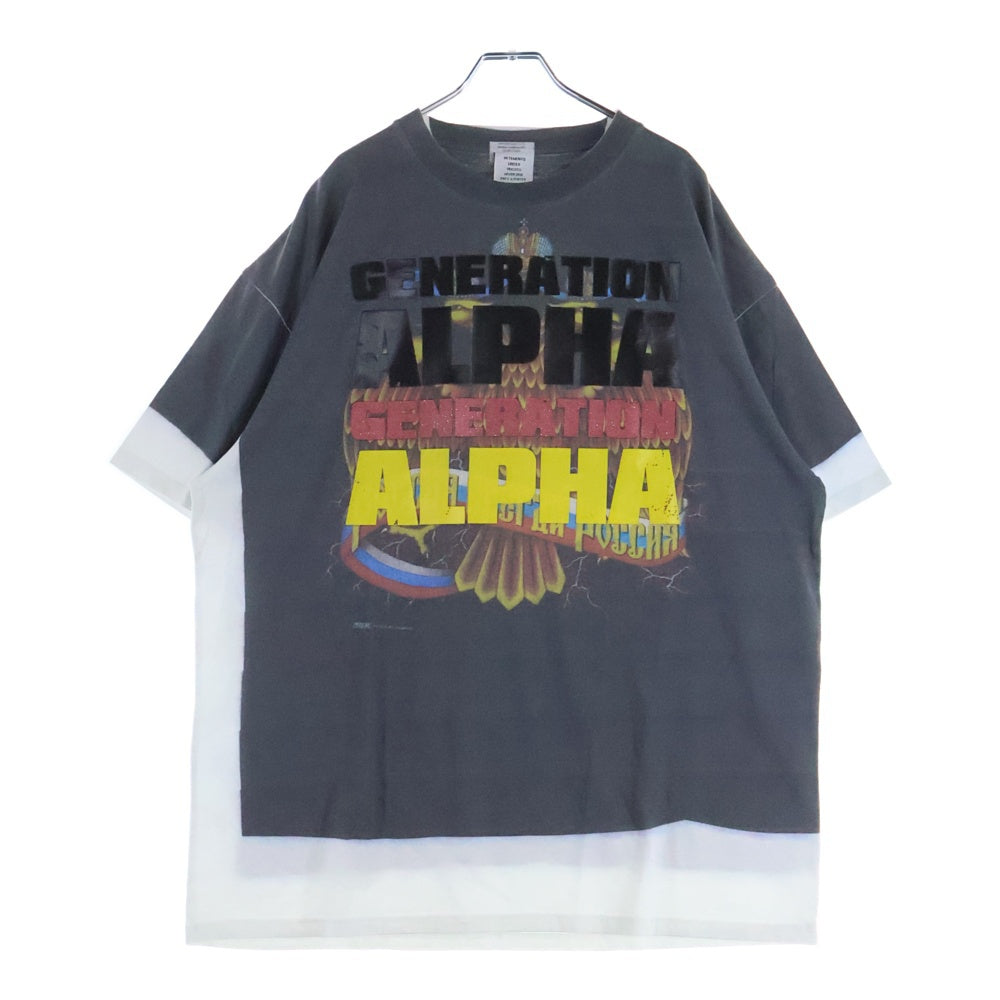 VINTAGE(ヴィンテージ) 18AW Generation Alpha Tee ジェネレーション アルフ グレー