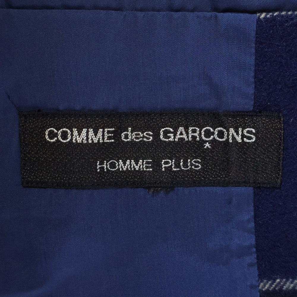 COMME des GARCONS HOMME PLUS(コムデギャルソンオムプリュス) 80s ウールフランネルチェック ジャケット テーラードジャケット グリーン×ネイビー